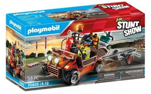 Mänguauto Playmobil 70835 - Air Stunt Show Mobile Repair Service цена и информация | Klotsid ja konstruktorid | kaup24.ee