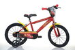 Poiste jalgratas Dino bikes Pikne McQuenn Cars 16" 416U-CS3 hind ja info | Jalgrattad | kaup24.ee