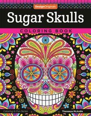 Sugar Skulls Coloring Book: Fun & Funky Day of the Dead Designs цена и информация | Книжки - раскраски | kaup24.ee