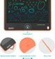 LCD värviline joonistus- ja kirjutustahvel koos pliiatsiga lastele GOAPA, oranž цена и информация | Arendavad mänguasjad | kaup24.ee