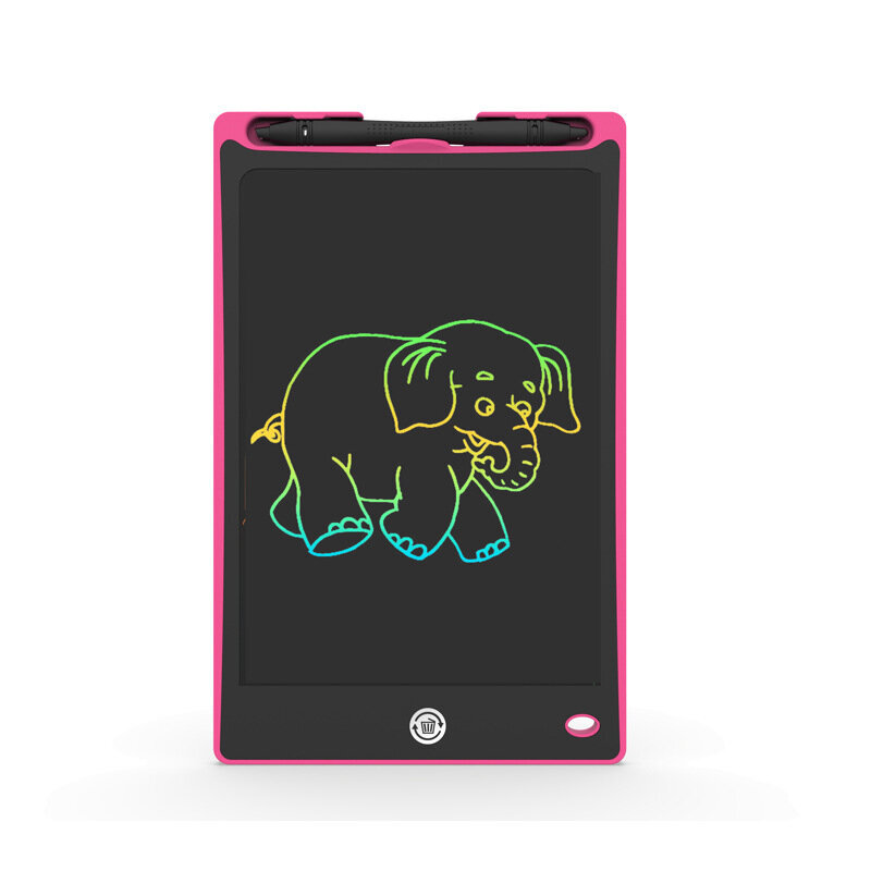 LCD värviline joonistus- ja kirjutustahvel koos pliiatsiga lastele GOAPA, roosa hind ja info | Arendavad mänguasjad | kaup24.ee