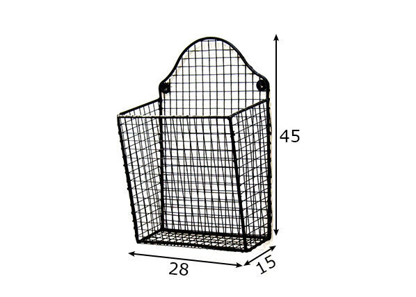 Riputatav korv This&That 28x15x45 cm цена и информация | Riiulid | kaup24.ee