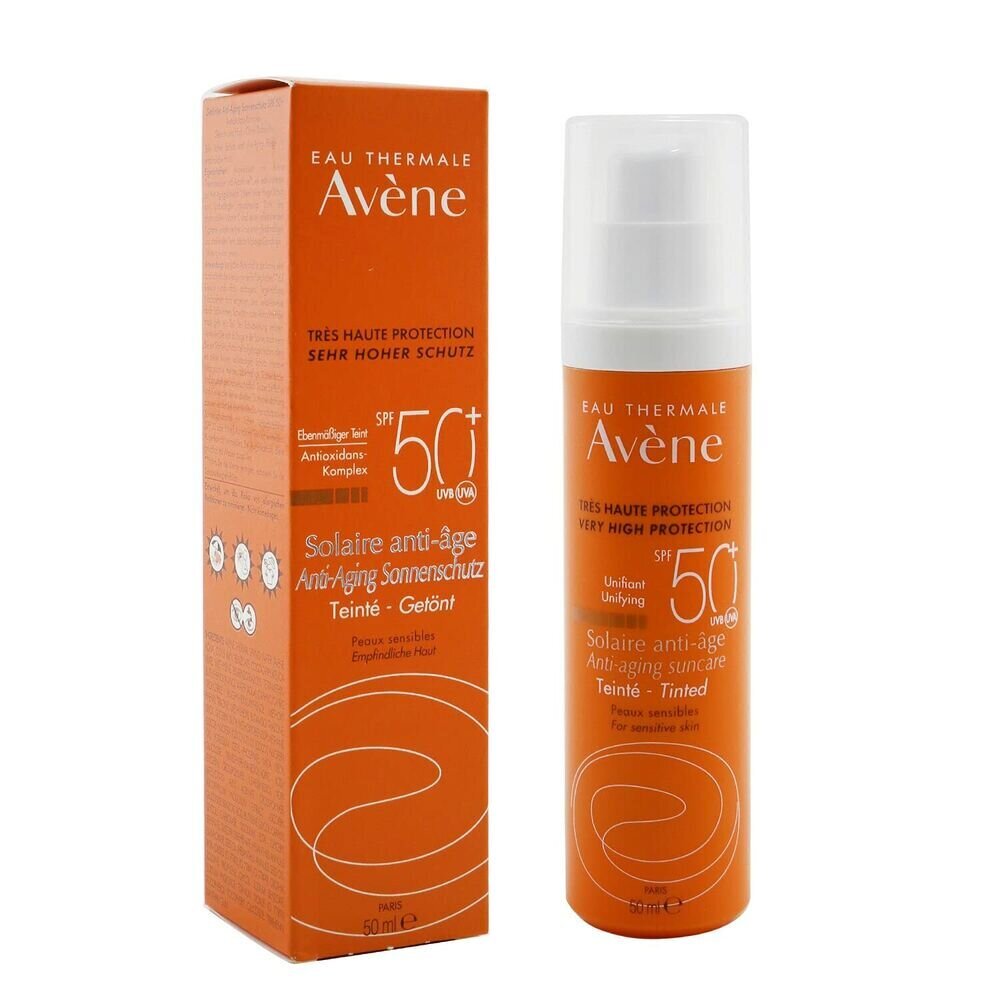 Päikesekaitse koos Värviga Avene Tinted Vananemisvastane (50 ml) цена и информация | Päikesekreemid | kaup24.ee