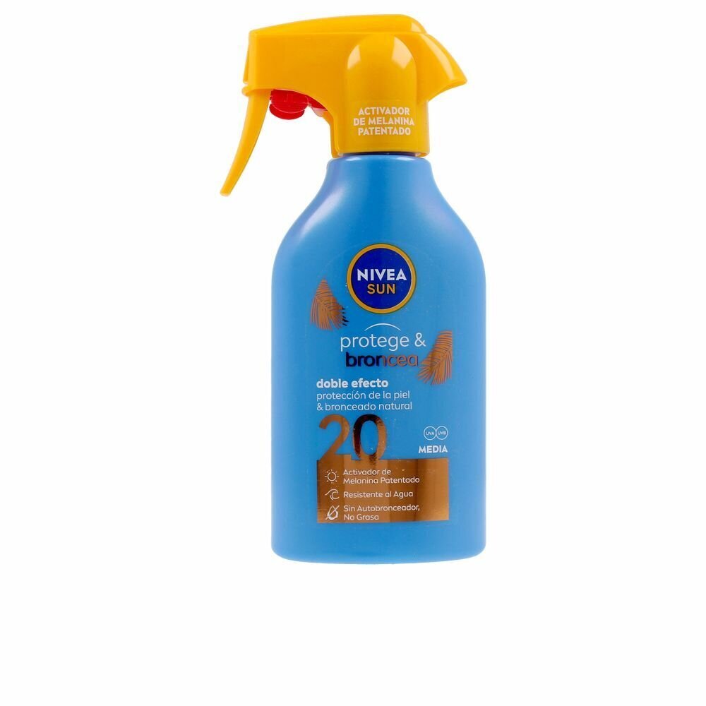 Keha Päikesekaitse Sprei Nivea Sun Protect & Moisture SPF20 (270 ml) hind ja info | Päikesekreemid | kaup24.ee