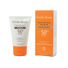 Päikesekaitse koos Värviga Gisèle Denis SPF 50+ Medium Dark (40 ml) цена и информация | Кремы от загара | kaup24.ee