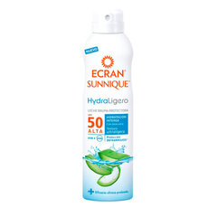 Päikesekaitsepihusti Sunnique Hydraligero Ecran Spf 50 (250 ml) hind ja info | Päikesekreemid | kaup24.ee