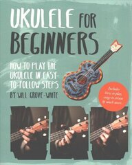 Ukulele for Beginners: How To Play Ukulele in Easy-to-Follow Steps цена и информация | Книги об искусстве | kaup24.ee