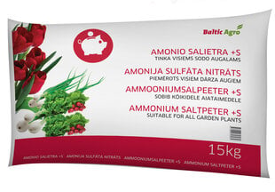 Ammooniumnitraat +S 15kg hind ja info | Kuivväetised | kaup24.ee