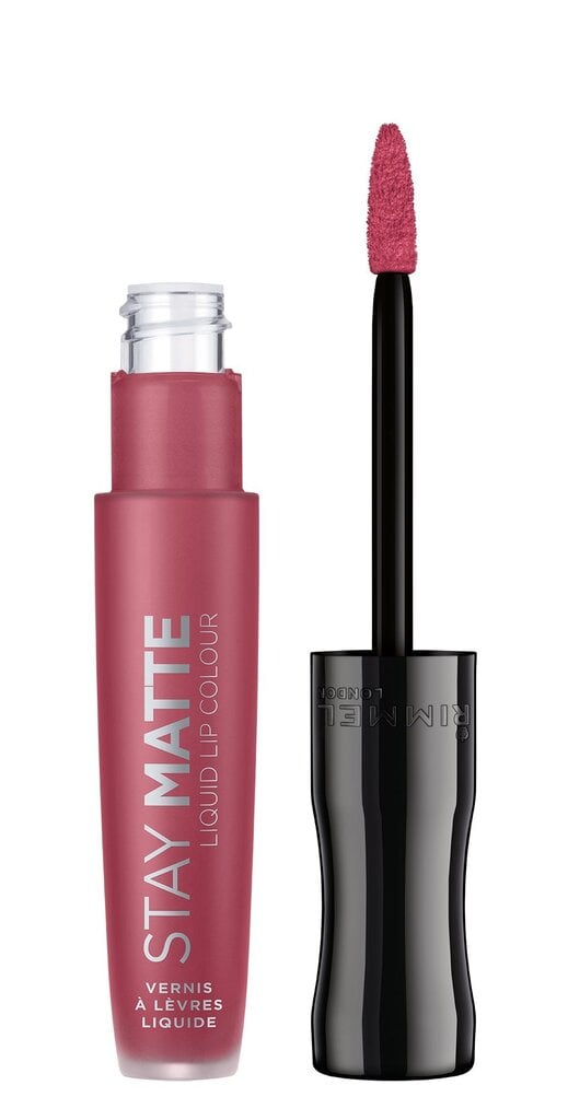 Vedel huulepulk Rimmel Stay Matte Liquid 5.5 ml, 210 Rose & Shine цена и информация | Huulepulgad, -läiked, -palsamid, vaseliin | kaup24.ee