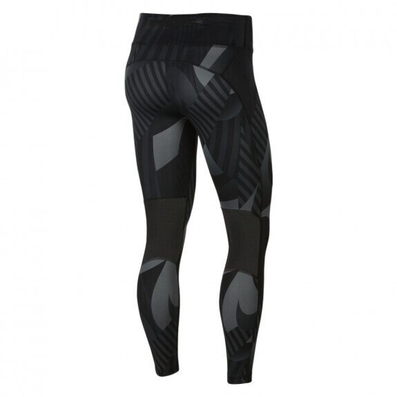 Naiste treeningpüksid Nike Womens Fast Tights 7/8, must/hall hind ja info | Naiste spordiriided | kaup24.ee