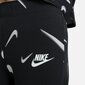 Tüdrukute treeningpüksid Nike Girls NSW Favorites AOP Leggings, must цена и информация | Tüdrukute retuusid, püksid | kaup24.ee