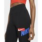 Naiste treeningpüksid Nike W One Crop HBR GRX Tight, must hind ja info | Naiste spordiriided | kaup24.ee