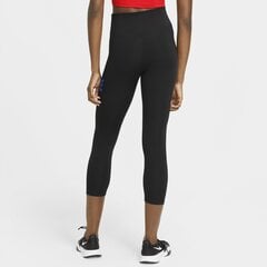 Штаны женские тренировочные Nike W One Crop HBR GRX Tight, черные цена и информация | Спортивная одежда для женщин | kaup24.ee