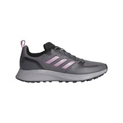 Naiste treeningjalatsid Adidas Runfalcon 2.0 Trail, hall/roosa цена и информация | Спортивная обувь, кроссовки для женщин | kaup24.ee