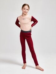 Теплое белье для девочки Craft Core Warm Baselayer Set JR, розовый/красный цена и информация | Зимняя одежда для детей | kaup24.ee