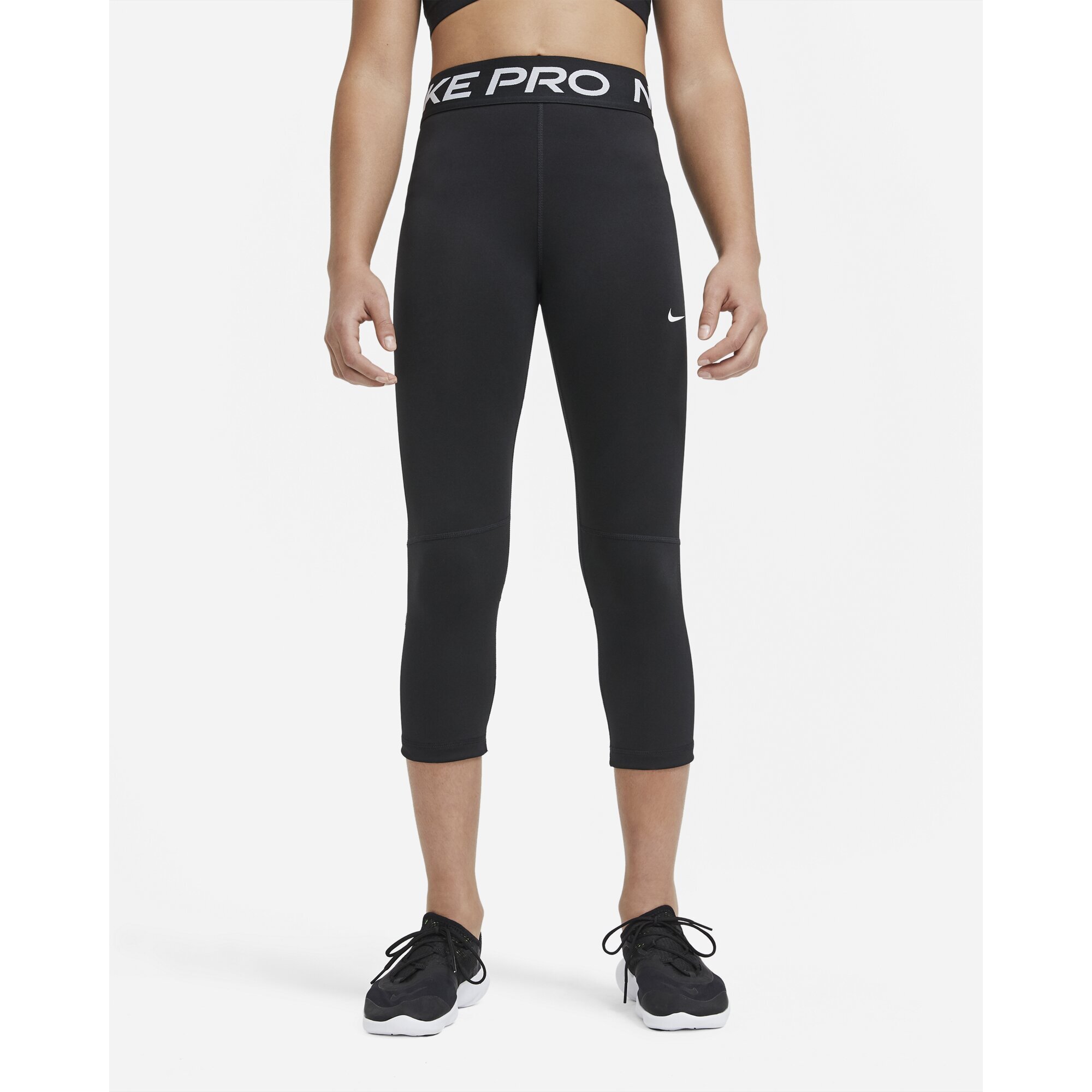 Тренировочные штаны для девочки Nike Girl's Pro Capri Leggings, цвет черный  цена | kaup24.ee