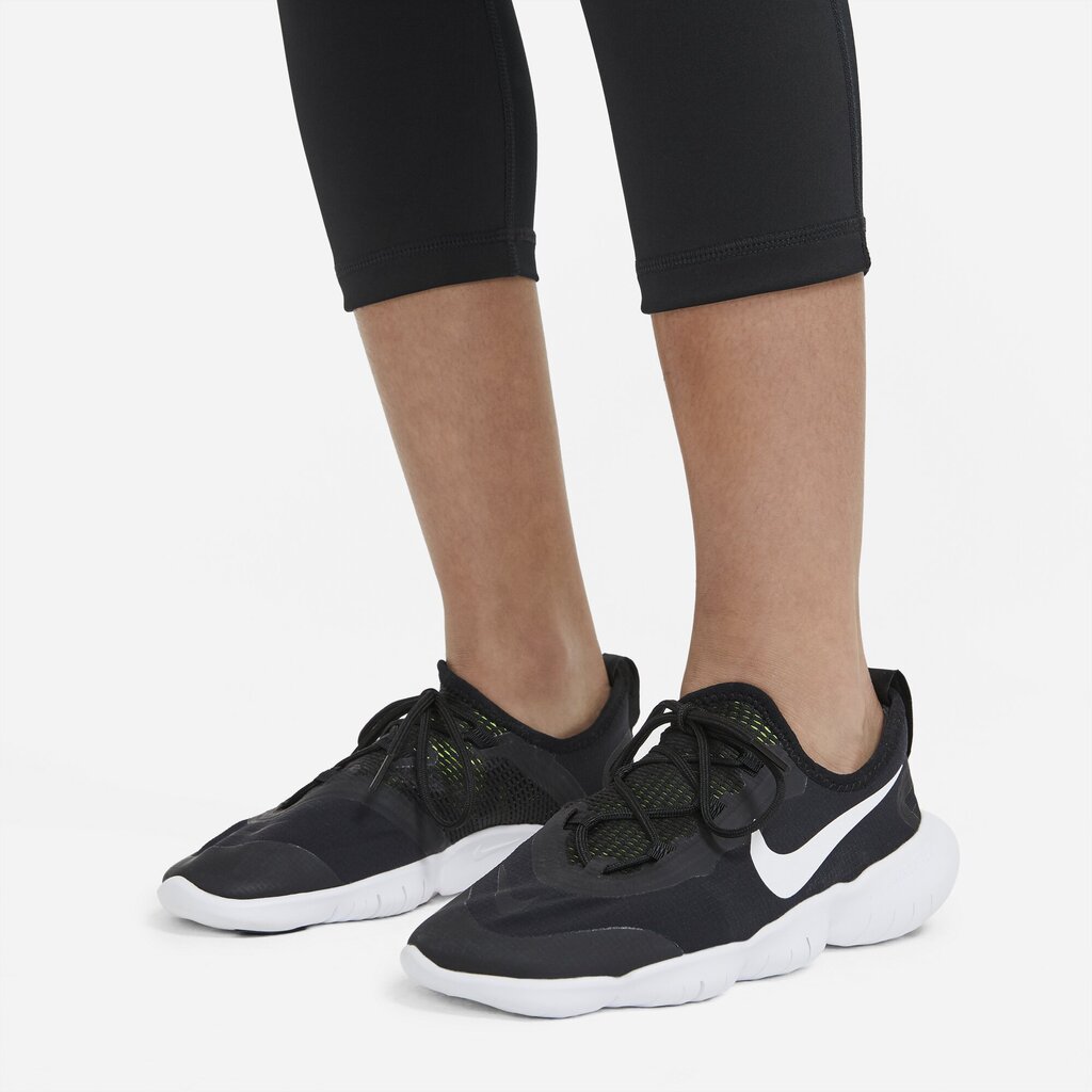 Tüdrukute treeningpüksid Nike Girl's Pro Capri Leggings, must цена и информация | Tüdrukute retuusid, püksid | kaup24.ee