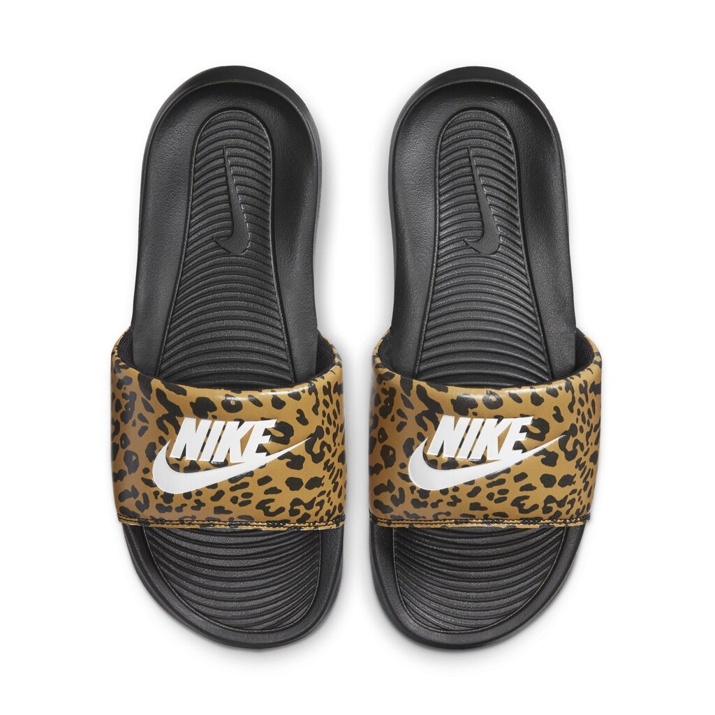 Naiste plätud Nike Womens Victori One Slide Print. must/leopard цена и информация | Naiste plätud ja sussid | kaup24.ee