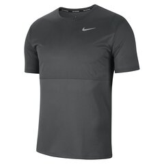 Мужская тренировочная футболка Nike M NK DF Run Top SS, серая цена и информация | Мужская спортивная одежда | kaup24.ee