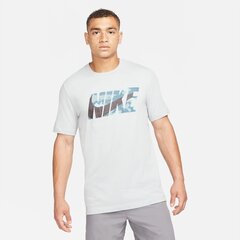 Футболка тренировочная мужская Nike M Dri-Fit Camo GFX, серая цена и информация | Мужские футболки | kaup24.ee