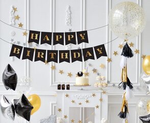 Kaunistusriba "Happy Birthday", 250 x 13 cm (PF-GBGP) 9645 hind ja info | Peokaunistused | kaup24.ee