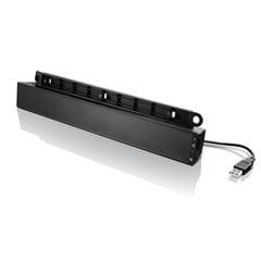 Колонка Lenovo USB Soundbar 0A36190 Speaker type цена и информация | Домашняя акустика и системы «Саундбар» («Soundbar“) | kaup24.ee