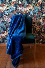 Dekoratiivne tekk, sinist värvi, 130x170 cm. цена и информация | Покрывала, пледы | kaup24.ee