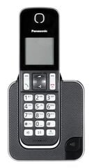 Lauatelefon Panasonic KX-TGD310PDB, must цена и информация | Стационарные телефоны | kaup24.ee