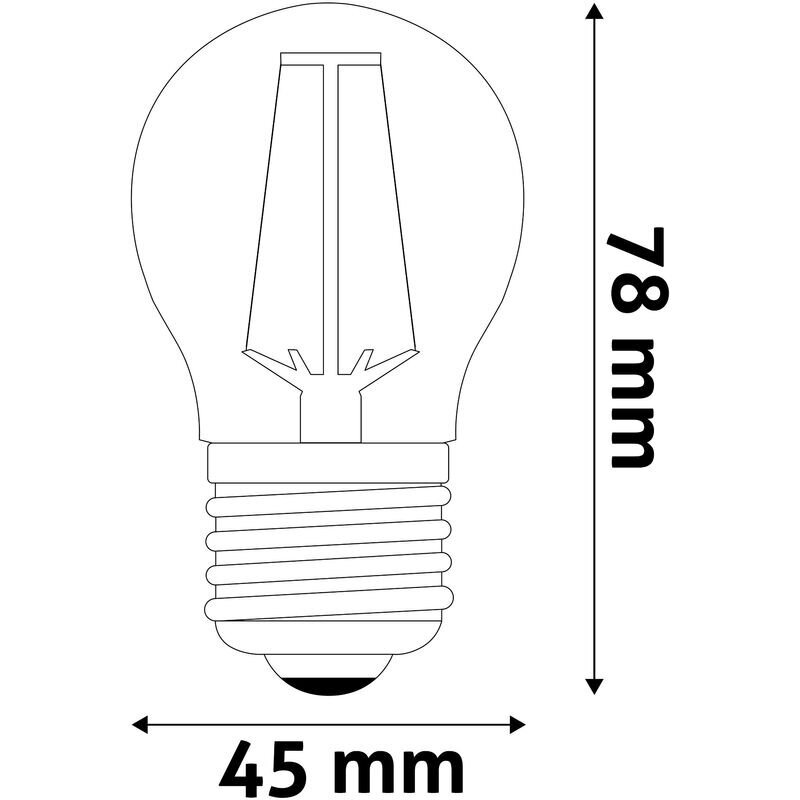 Led pirn 2,5W G45 E27 FL Avide цена и информация | Lambipirnid, lambid | kaup24.ee