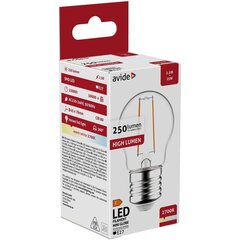 Led pirn 2,5W G45 E27 FL Avide цена и информация | Лампочки | kaup24.ee