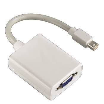 Adapter Hama Mini DisplayPort VGA, valge hind ja info | Kaablid ja juhtmed | kaup24.ee