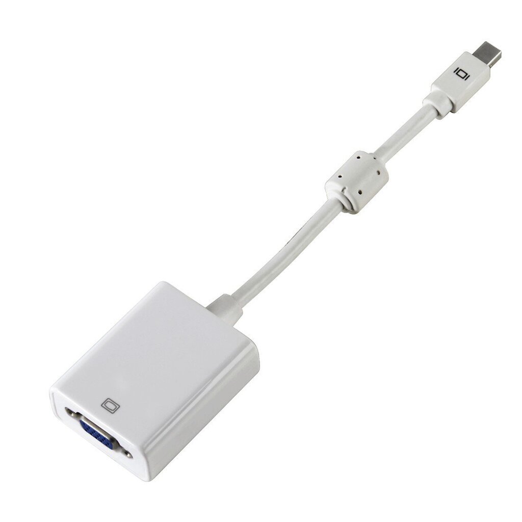 Adapter Hama Mini DisplayPort VGA, valge цена и информация | Kaablid ja juhtmed | kaup24.ee