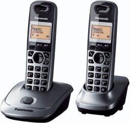 Panasonic KX-TG2512, hõbedane hind ja info | Lauatelefonid | kaup24.ee