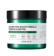 Some By Mi AHA BHA PHA 30 Days Miracle Truecica Clear Pad puhastavad vatipadjad hapetega probleemsele nahale - 70 tk цена и информация | Аппараты для ухода за лицом | kaup24.ee