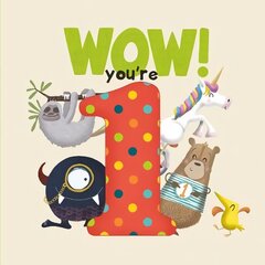 WOW! You're One birthday book цена и информация | Книги для малышей | kaup24.ee
