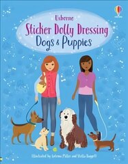 Sticker Dolly Dressing Dogs and Puppies hind ja info | Väikelaste raamatud | kaup24.ee