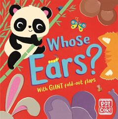 Fold-Out Friends: Whose Ears? цена и информация | Книги для малышей | kaup24.ee
