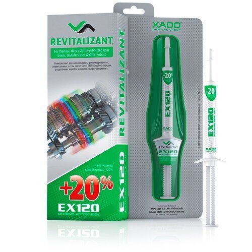 Xado Revitalizant EX120 manuaalkäigukastidele ja käigukastidele цена и информация | Kütuse- ja õlilisandid | kaup24.ee