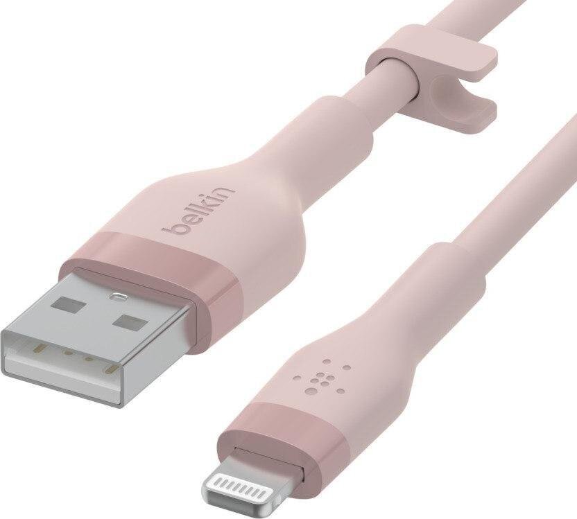 USB laadimisjuhe Belkin Roosa hind ja info | Mobiiltelefonide kaablid | kaup24.ee