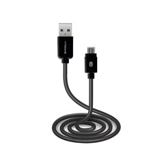 USB-kaabel-mikro USB SBS Must 1 m hind ja info | Mobiiltelefonide kaablid | kaup24.ee