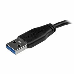 USB-kaabel-Mikro USB Startech USB3AUB1MS   Must цена и информация | Кабели для телефонов | kaup24.ee