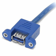 USB-kaabel Startech USB3SPNLAFHD  IDC USB A Sinine hind ja info | Mobiiltelefonide kaablid | kaup24.ee