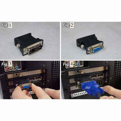 DVI-VGA Adapter Ewent EC1250 hind ja info | USB jagajad, adapterid | kaup24.ee