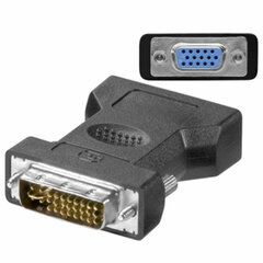 Адаптер DVI—VGA Ewent EC1250 цена и информация | Адаптеры и USB-hub | kaup24.ee