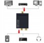 Heli konverter Toslink 2x RCA-ks цена и информация | USB jagajad, adapterid | kaup24.ee