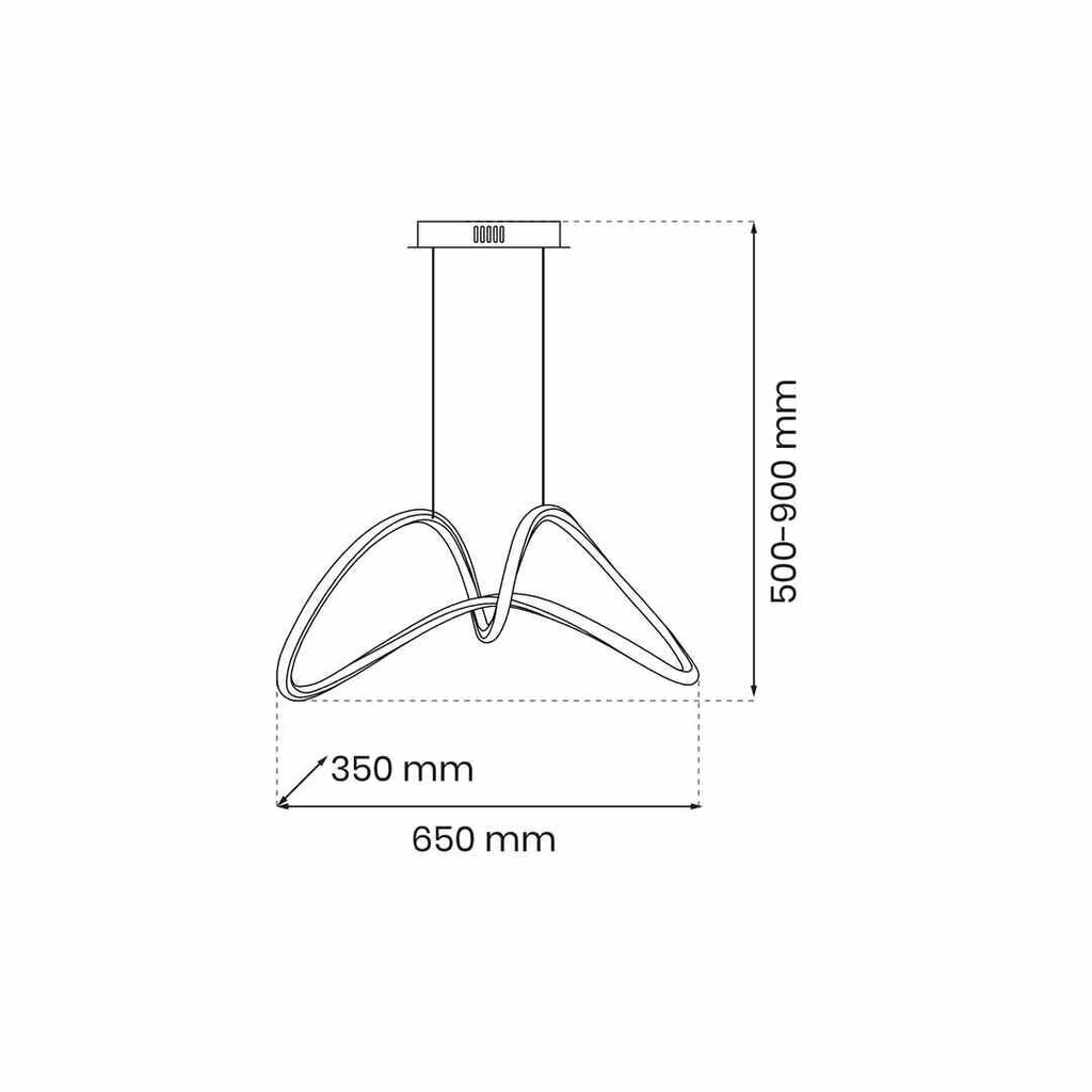 Rippvalgusti Milagro TESORO GOLD 48W LED hind ja info | Rippvalgustid | kaup24.ee