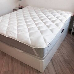 Madratsikaitse naturals valge voodi 150 cm (105 x 190/200 cm) цена и информация | Простыни | kaup24.ee