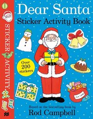 Dear Santa Sticker Activity Book цена и информация | Книги для малышей | kaup24.ee