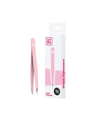 ILU Ilu Slant Tweezers (Pink) viltuse otsaga pintsetid цена и информация | Кисти для макияжа, спонжи | kaup24.ee