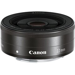 Objektiiv Canon EF-M 22mm f/2.0 STM, Must hind ja info | Objektiivid | kaup24.ee